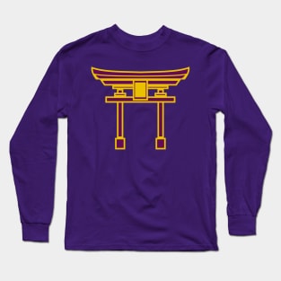 torii gate (purple) Long Sleeve T-Shirt